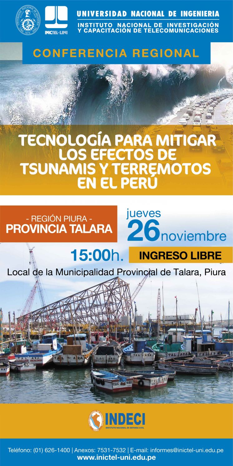 Tecnologías para mitigar los efectos de tsunamis y terremotos en el Perú.
