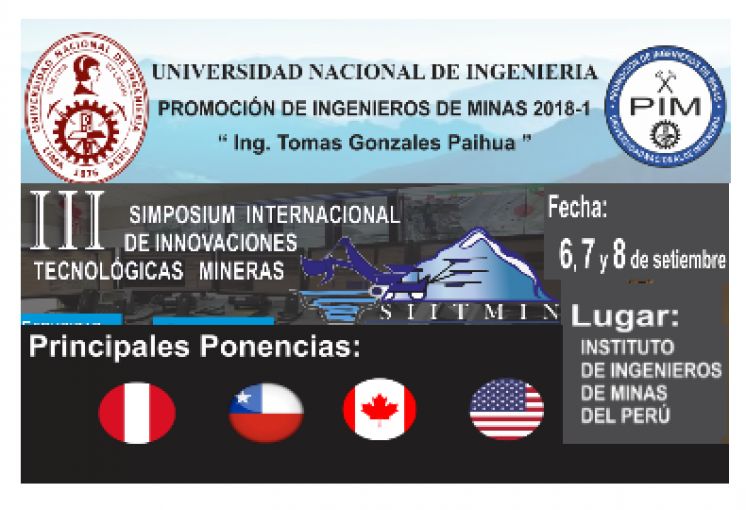 III SIMPOSIUM INTERNACIONAL DE INNOVACIONES TECNOLÓGICAS MINERAS