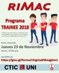 PROGRAMA DE TRAINEE 2018 - RIMAC