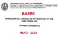 CONCESIÓN DEL SERVICIO DE FOTOCOPIADO N° 001-2023-FIEECS-UNI (Primera Convocatoria)