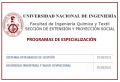 PROGRAMAS DE ESPECIALIZACIÓN Y CURSOS DE LA FIQT