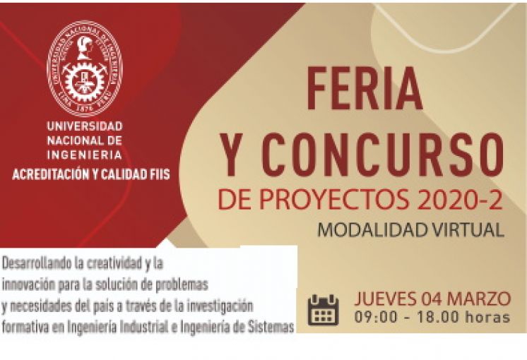 FERIA Y CONCURSO DE PROYECTOS FIIS 2020-2