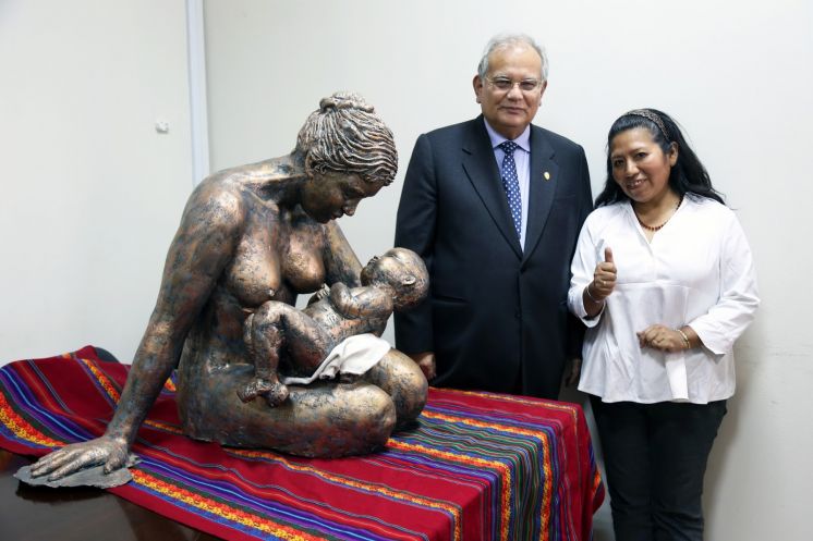 Museo de Artes y Ciencias de la UNI recibe donación de escultura