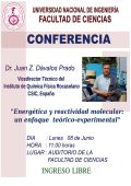 Conferencia: Energética y Reactividad Molecular: un enfoque teórico-experimental