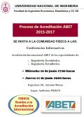 Proceso de Acreditación ABET 2015-2017