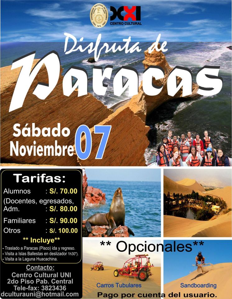 Disfruta de Paracas