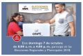 ONPE: ESTE DOMINGO 7 DE OCTUBRE PARTICIPA EN LAS ELECCIONES REGIONALES Y MUNICIPALES 2018