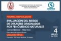 PROGRAMA DE ESPECIALIZACIÓN EVALUACIÓN DEL RIESGO DE DESASTRE ORIGINADOS POR FENÓMENOS NATURALES