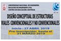 CURSO DISEÑO CONCEPTUAL DE ESTRUCTURAS VIALES CONVENCIONALES Y NO CONVENCIONALES