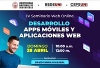 INVITACIÓN IV Seminario Web 2024: DESARROLLO APPS MÓVILES Y APLICACIONES WEB | Fecha 28 de Abril