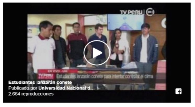 Video TV Perú noticias: Estudiantes de la UNI lanzará cohete