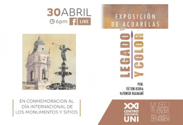 Exposición de Acuarelas: LEGADO Y COLOR  - Por Víctor Doria y Alfonso Huamaní