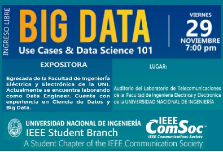 Charla &quot;BIG DATA, use cases &amp; data science 101&quot;