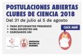 Vacantes libres para estudiantes, egresados y docentes UNI en Clubes de Ciencia Perú 2018
