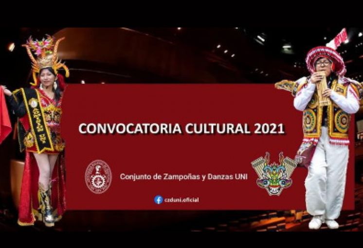CONVOCATORIA CULTURAL 2021 para participar en el Conjunto de Zampoñas y Danzas UNI