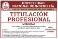 TITULACIÓN PROFESIONAL FIM - MODALIDAD POR TRABAJO DE SUFICIENCIA PROFESIONAL