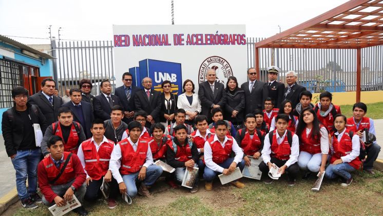 Universidad Nacional de Barranca Inauguró estación acelerográfica con apoyo de la UNI