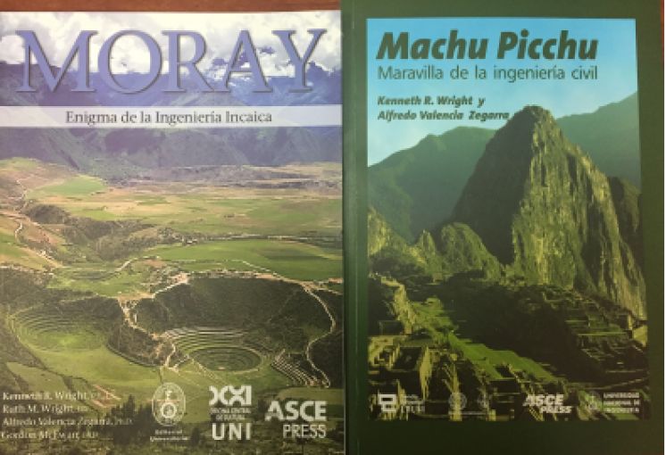 Universidad Nacional de Ingeniería publica nueva edición de libros sobre Machu Picchu y Moray.