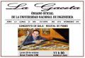La Gaceta N° 096: CONCIERTO DE GALA - RECITAL DE PIANO: CARLOS RIVERA AGUILAR