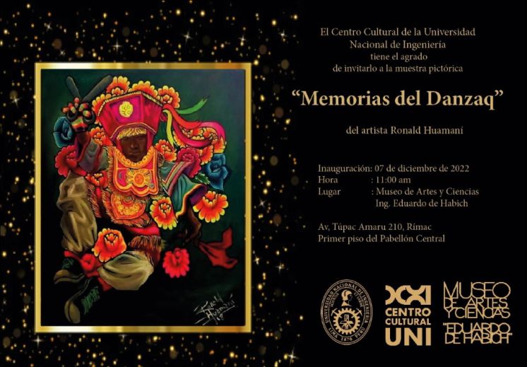 Muestra Pictórica “Memorias del Dansaq” del artista Ronald Huamaní