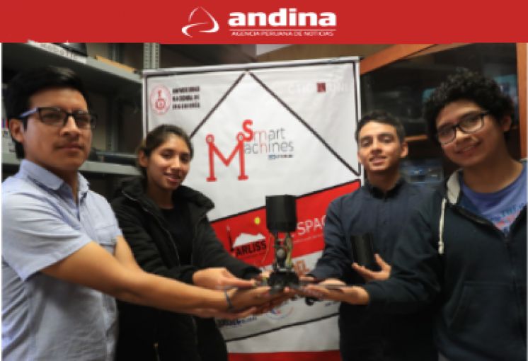 Andina: UNI: estudiantes obtienen segundo puesto en competencia mundial en Francia