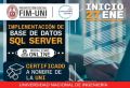 CURSO: IMPLEMENTACIÓN DE BASE DE DATOS SQL SERVER - INICIO DE CLASES: MIÉRCOLES 27 DE ENERO