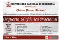 Presentación de la Orquesta Sinfónica Nacional -Martes 28 de Julio -19h 00