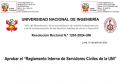 Resolución Rectoral N° 1203-2024-UNI: Aprobar el “Reglamento Interno de Servidores Civiles de la Universidad Nacional de Ingeniería”